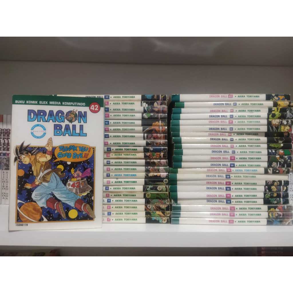 Komik Dragon Ball 1-42 Tamat List Hijau Full Jacket Cover Warna