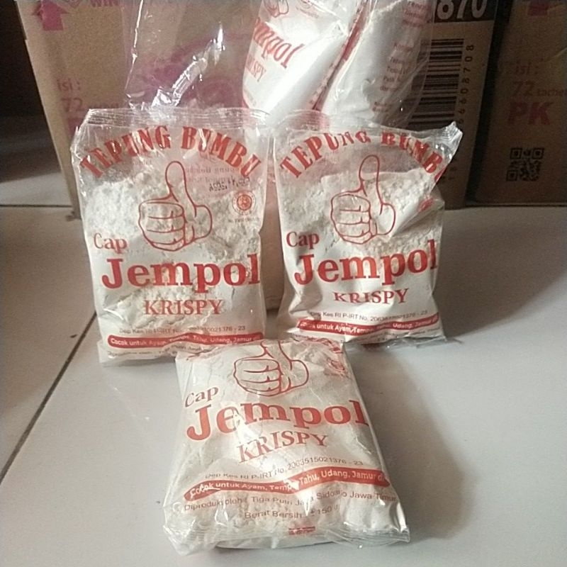 

tepung jempol krispy 150g ( 1 sachet)