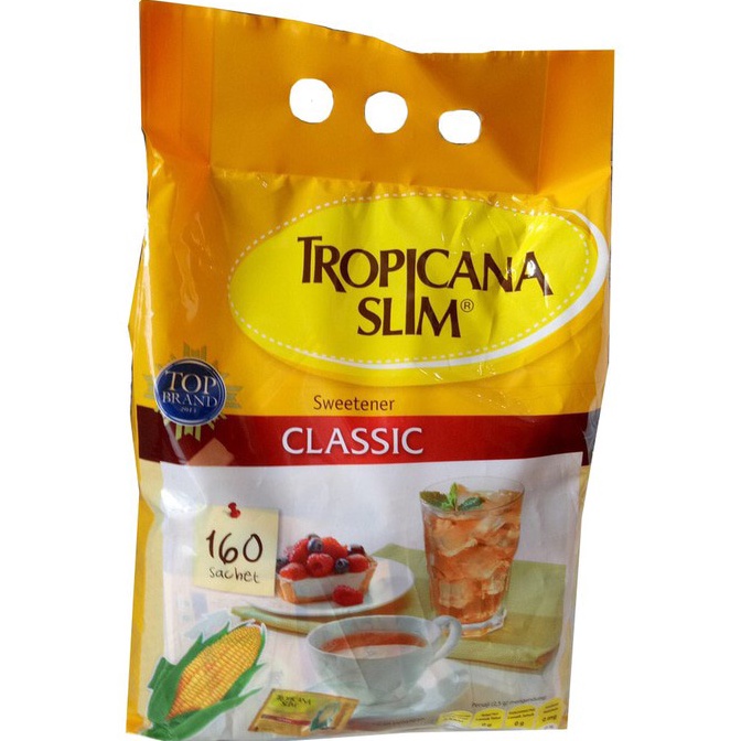 

[COD GW81] TROPICANA SLIM SWEETENER CLASSIC 160 sachet Diskon