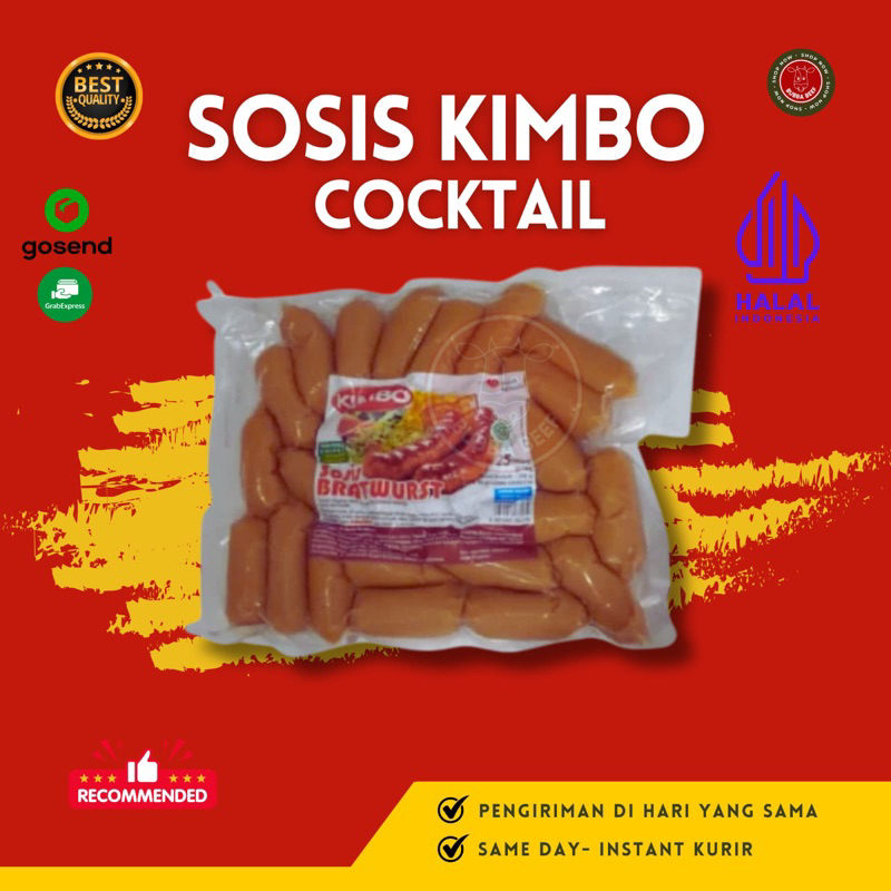 

Kimbo Cocktail Sausage 500gr | Sosis Cocktail Kimbo 500gr | Sosis Sapi Serbaguna Kimbo | Sosis Kimbo Rasa Sapi | Sosis Ayam Kimbo | Frozen Food Sosis Premium | Sosis Mini Kimbo | Sosis Bratwurst Mini Kimbo | Sosis Bakar Frozen