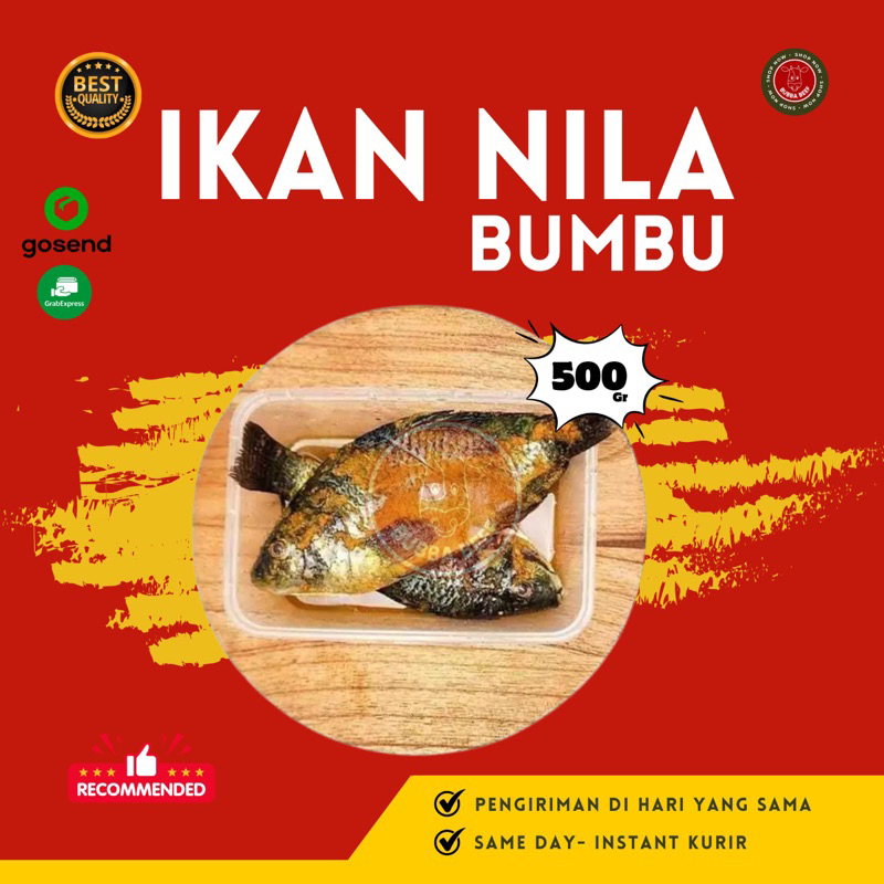 

Ikan Nila Bumbu Kuning | Ikan Nila Ungkep Siap Goreng | Ikan Air Tawar Segar Bumbu | Ikan Nila Segar Marinasi Bumbu Kuning | Lauk Ikan Siap Masak
