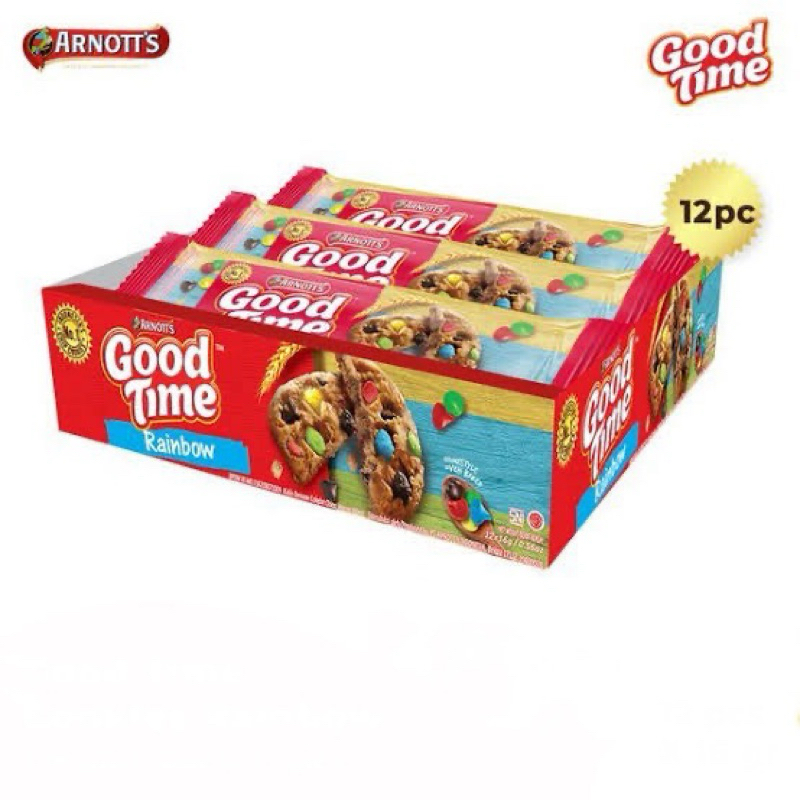 

Good Time Cookies Rainbow Isi 12 Pcs