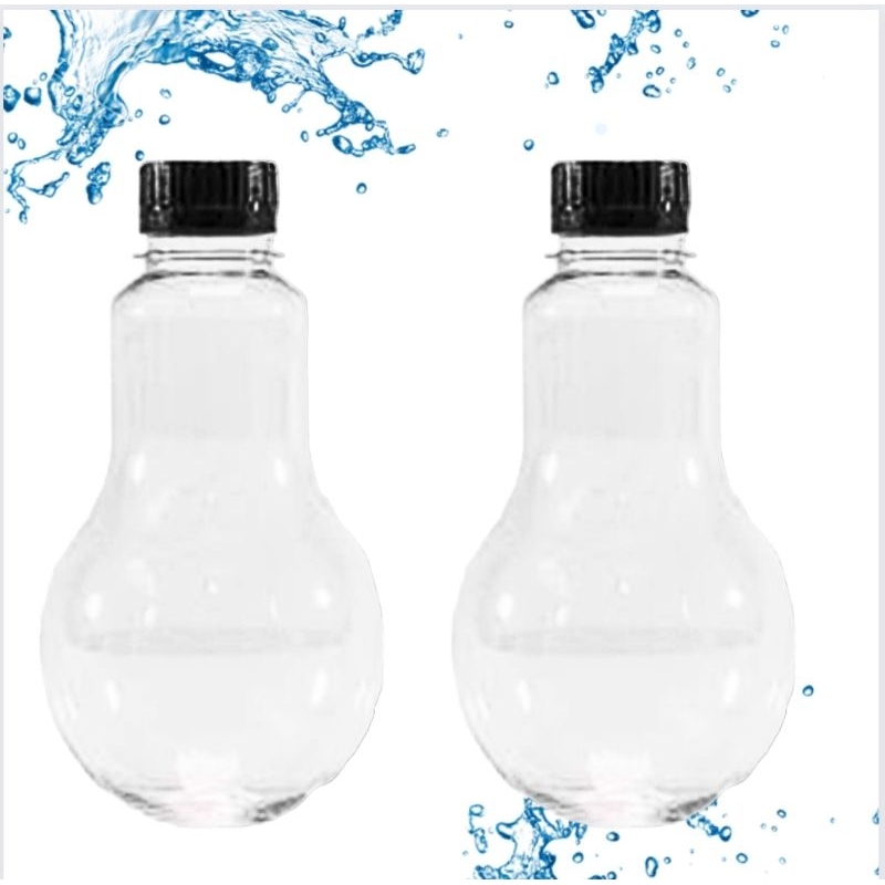 Aquarium Botol Ikan Cupang Bentuk Lampu Bohlam