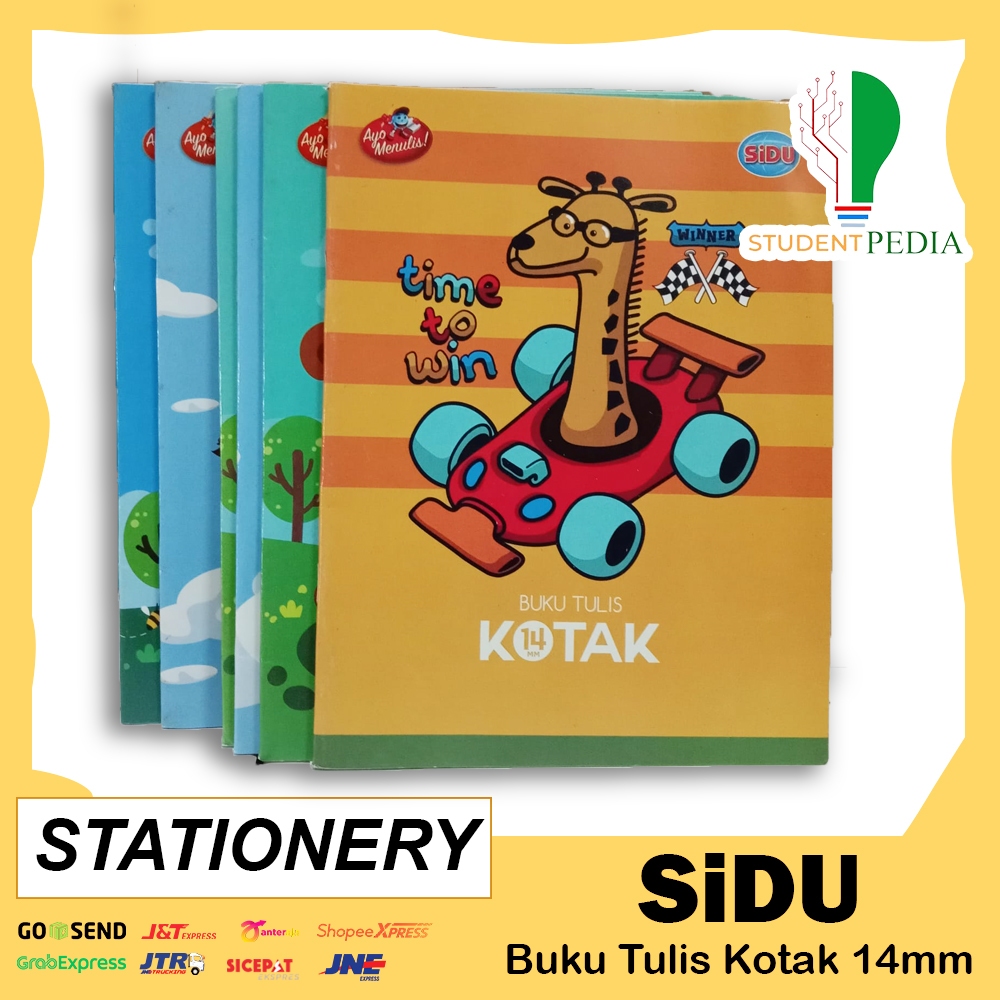 

(OBRAL) Buku Tulis Kotak 14MM/1.4CM Sinar Dunia Isi 38 Lembar / Eceran / 1pcs