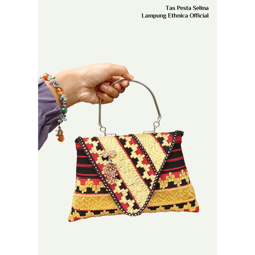 READY TAPIS LAMPUNG ASLI - Clutch Pesta Ethnic Tapis Full Khas Lampung – Tas Tapis Lampung – Tas Inc