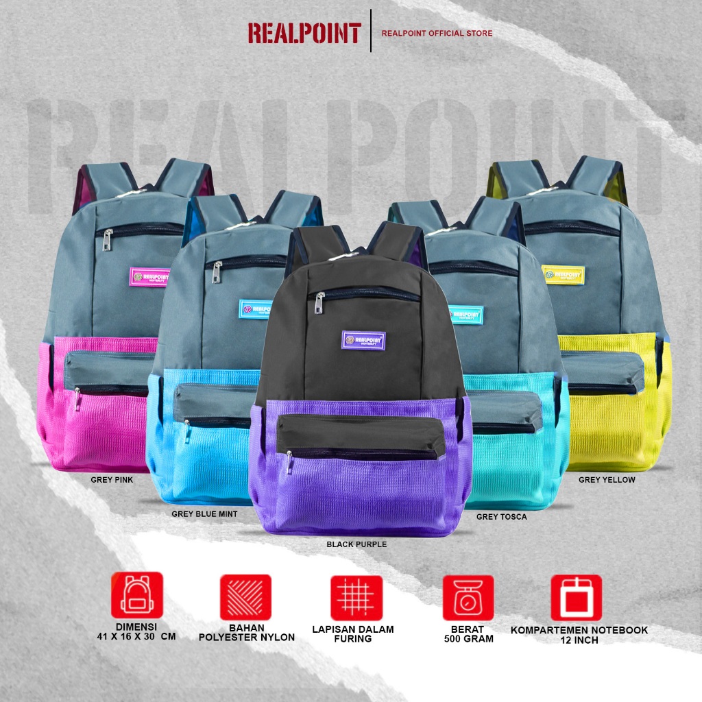 (Bisa COD) Tas Ransel Sekolah TK-SD-SMP Virtago Sport Original 100% | Unisex High Quality