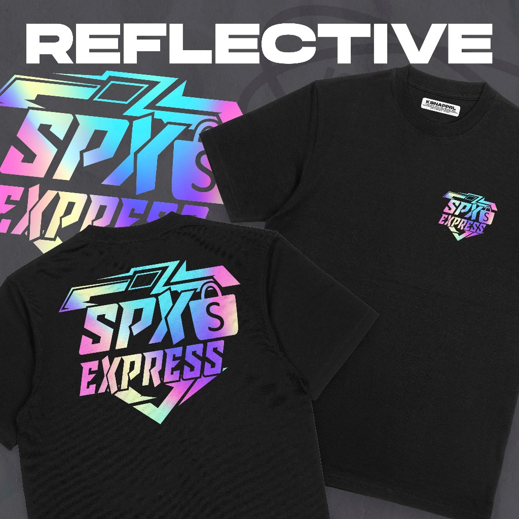 Kaos Shopee Expres - SPX Expres Reflektif /Kaos Kurir SPX/Kaos Kurir /Kaosan Apparel