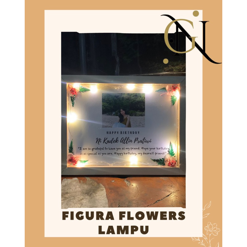 FIGURA LAMPU | Kado Bingkai - Bingkai 3D - Kado Ulang Tahun - Kado Wisuda - Kado Akrilik - Kado Wisu