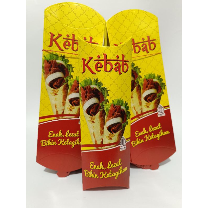 

Box kebab besar isi 50/bungkus kebab/kotak kebab/kantong kebab