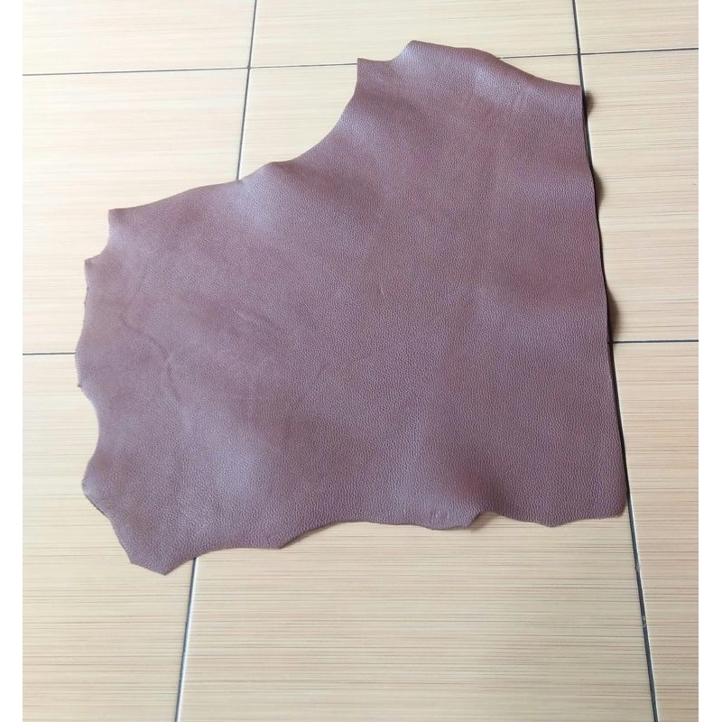 Bahan Kulit sapi Lembaran jenis Kulit Jeruk Soft