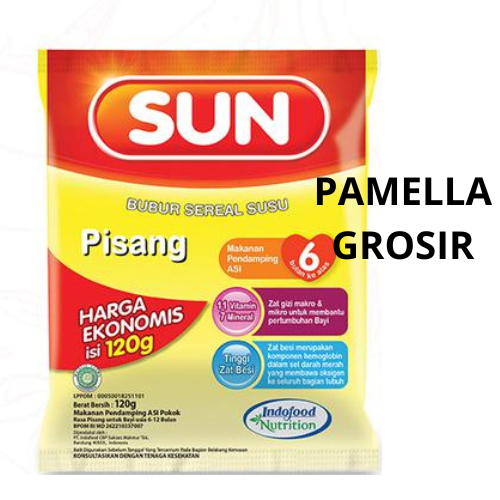 SUN BUBUR EKONOMIS PISANG 120GR