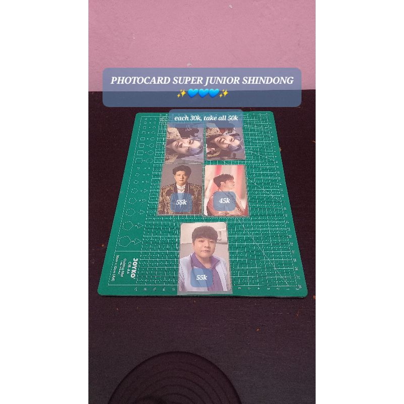 PHOTOCARD SUPER JUNIOR SHINDONG ACE KIT 2019 THE RENAISSANCE TIMELESS SMCU EXPRESS