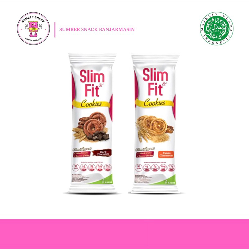 

Slim Fit Cookies Sachet (22g) (3 Varian Rasa)