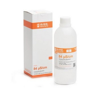 Hanna HI-7033L 84uS/cm Conductivity Calibration Solution, 500mL