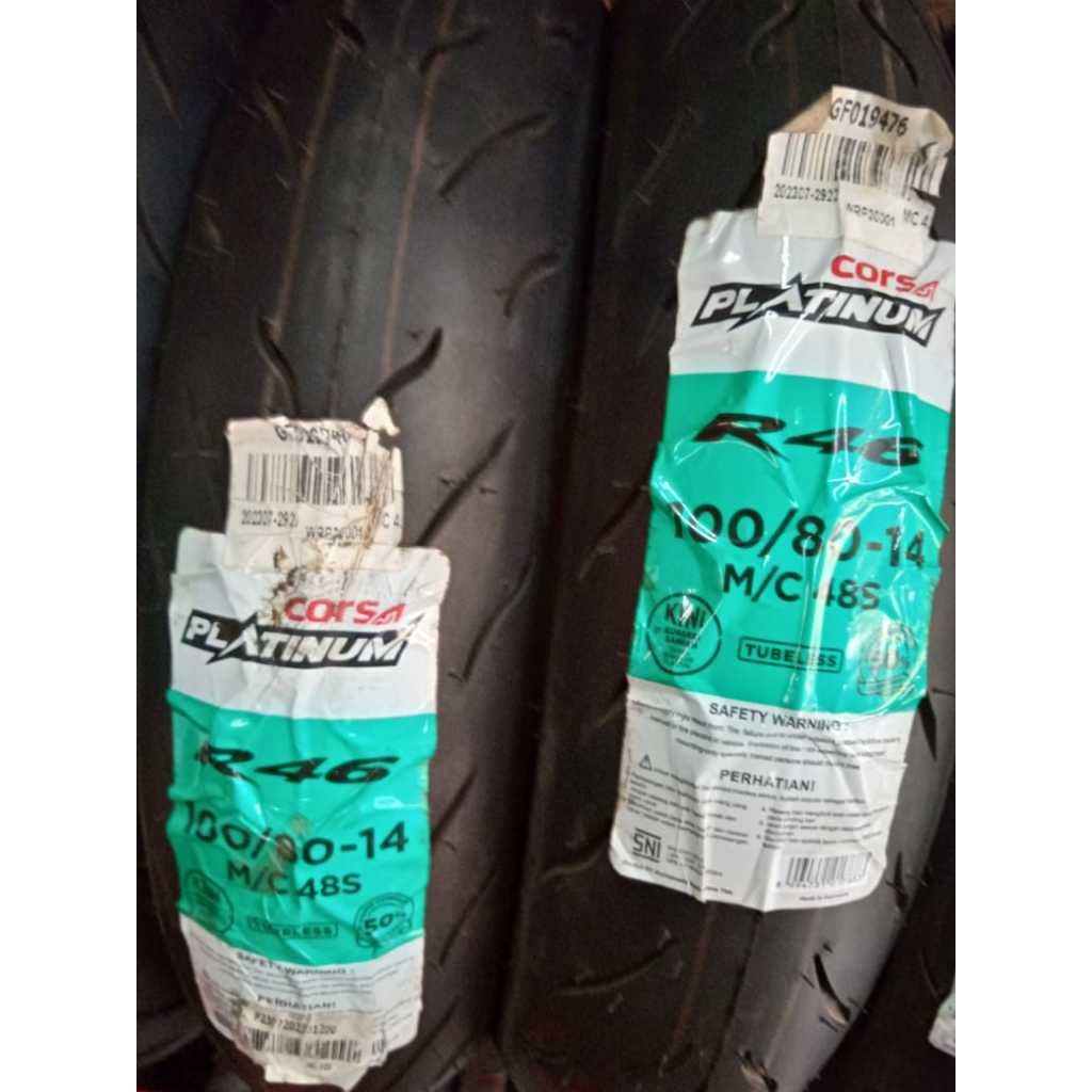 Corsa R46 100 80 ring 14 100/80-14 R46 100/80 ring 14 Tubeless Racing Compound