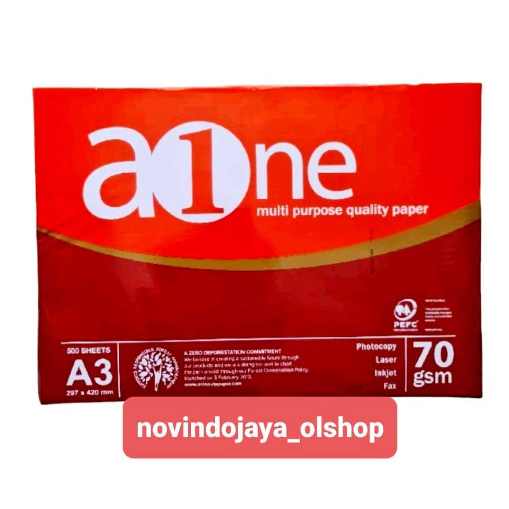 

KERTAS HVS AONE A3 70GR TERMURAH