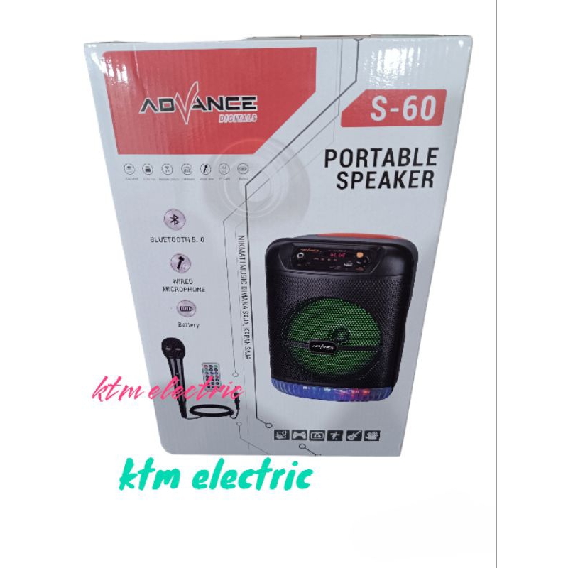 Advance speaker bluetooth advance S-60