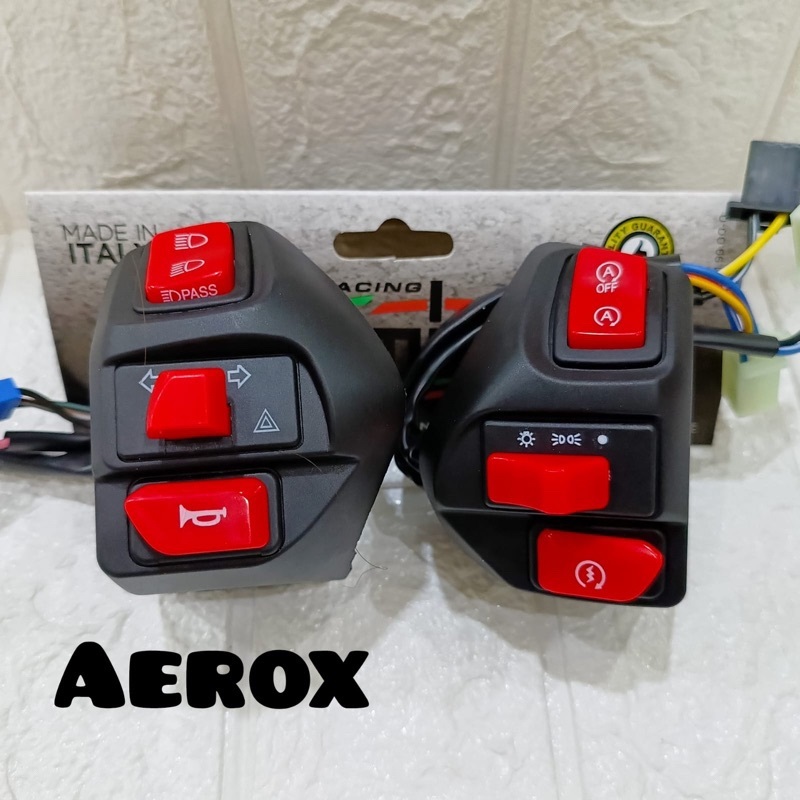 saklar holder domino set kanan kiri aerox mio saklar vitnam pnp aerox old aerox new mio