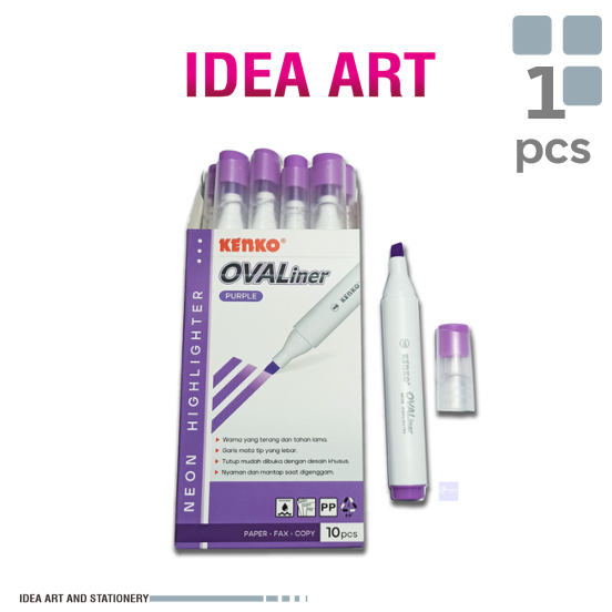 

Kenko Neon Higlighter Ovaliner Warna Purple