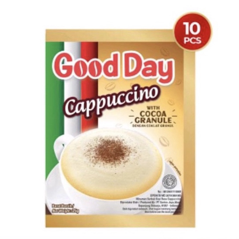 

[Produk ZR92] CAPPUCINO kopi good day cappuccino ( 10 sachet / renceng ) sphfe