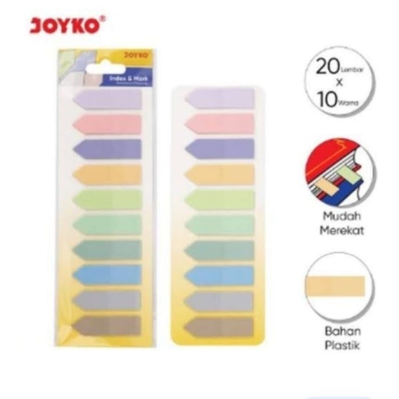 

STICKY NOTES INDEX & MARK IM-63 JOYKO (PEMBATAS & PENANDA) 45 X 12 MM