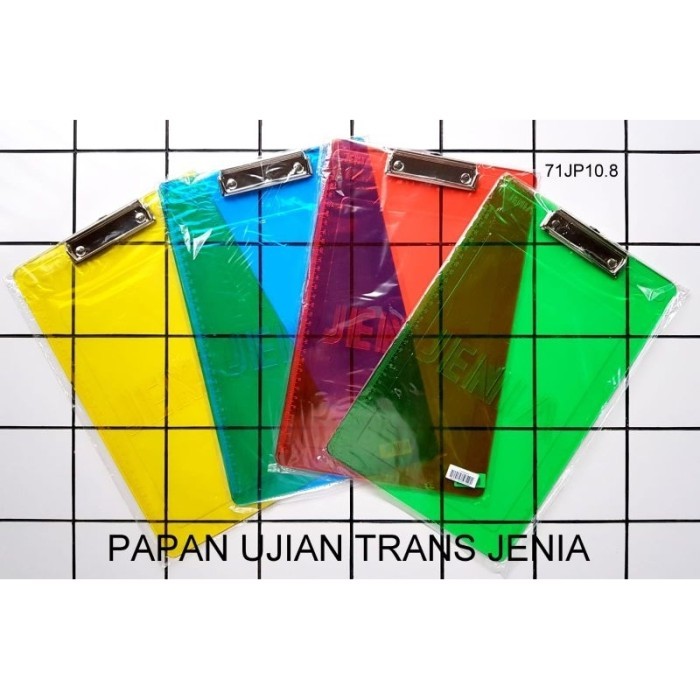 

Papan Ujian Transparant Merek Jenia