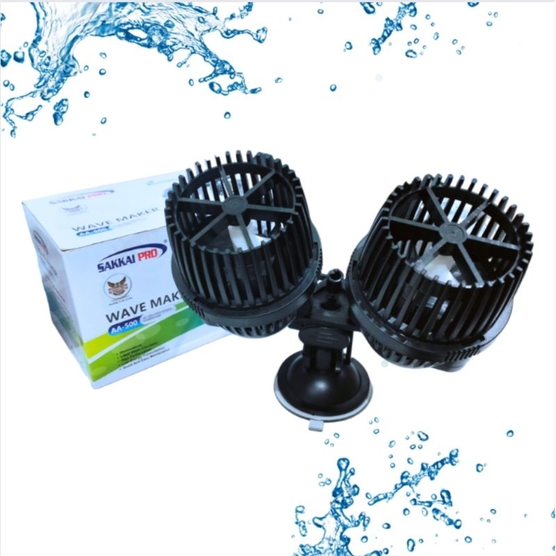 Mesin arus ombak aquarium SAKKAI PRO WAVE MAKER AA 500 Sirkulasi air aquarium kolam