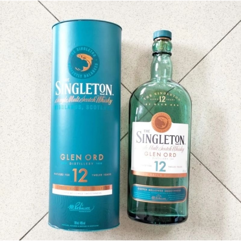 Botol kaca bekas kosong The Singleton glen ord 12 700 ml