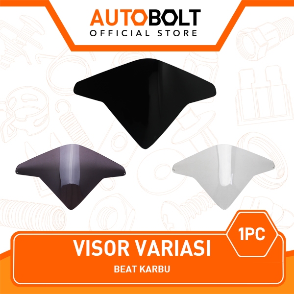 Visor Variasi Mini Honda Beat Karbu Carbu Old Lama Winshield Winsil Winshild Tameng Lama Wind Shield