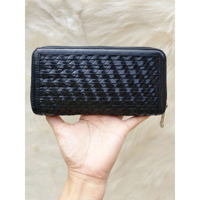 Dompet Hilly Wanita Kulit Asli Hitam