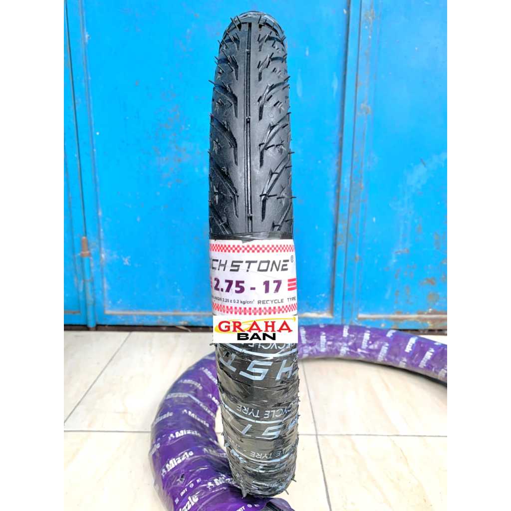 BAN MOTOR 275-17 BAN MOTOR RING 17 RICH STONE TUPE TYPE/BUKAN TUBLES ban montor 275-17 ring 17 ban l