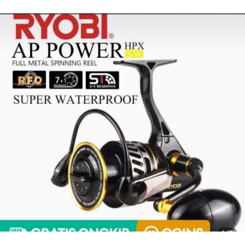 REEL RYOBI AP POWER SW 6000HPX #SW 8000HPX