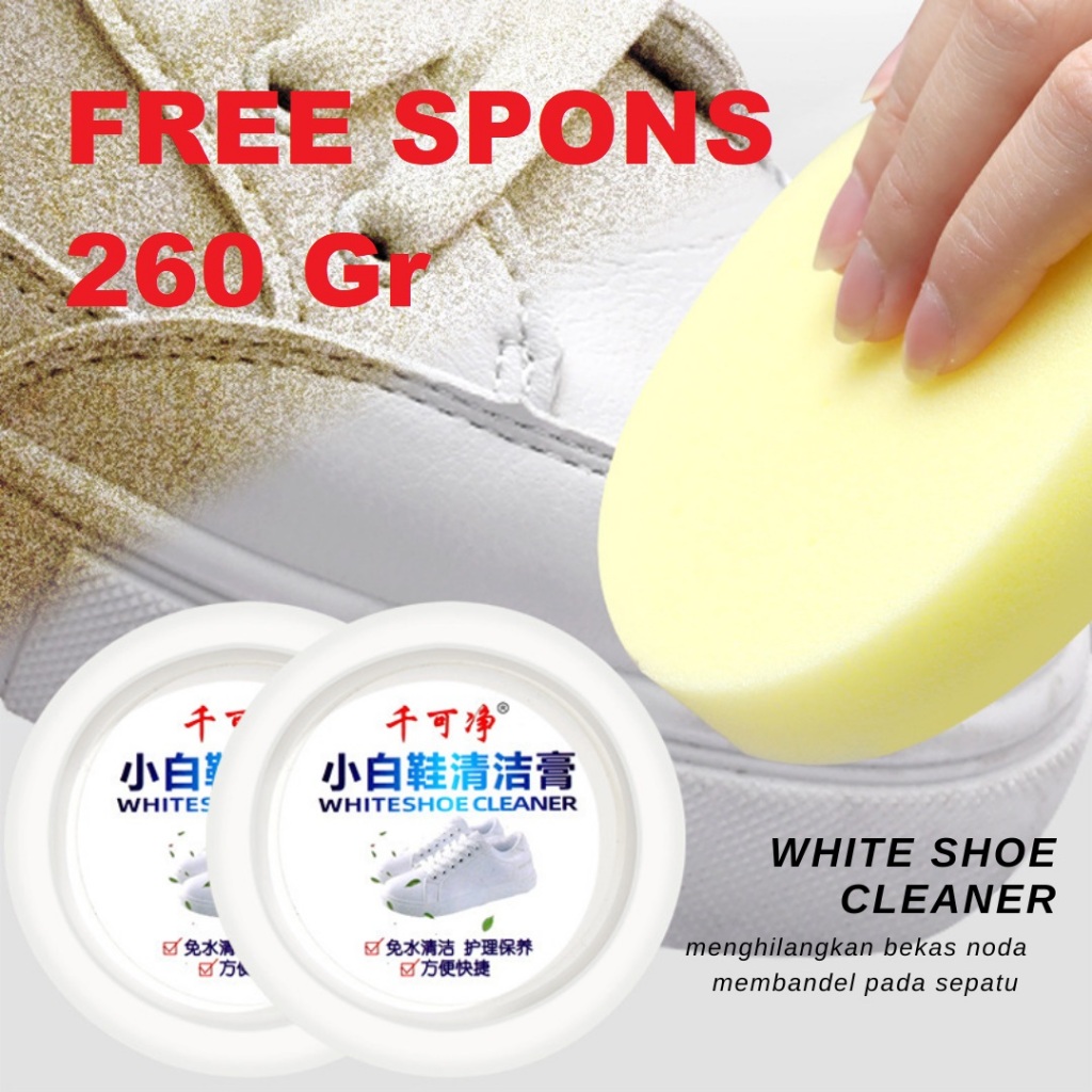 CREAM PEMBERSIH SEPATU White Shoes Cleaner KRIM PEMBERSIH SEPATU PEMUTIH SEPATU SEMIR SEPATU - 03