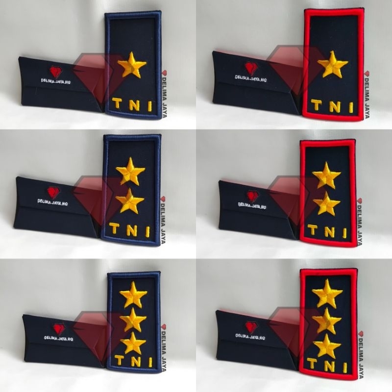 Pangkat PDH TNI AU Marsekal Madya / Marsdya / Marsda / Marsma / Brigjen / Mayjen / Letjen