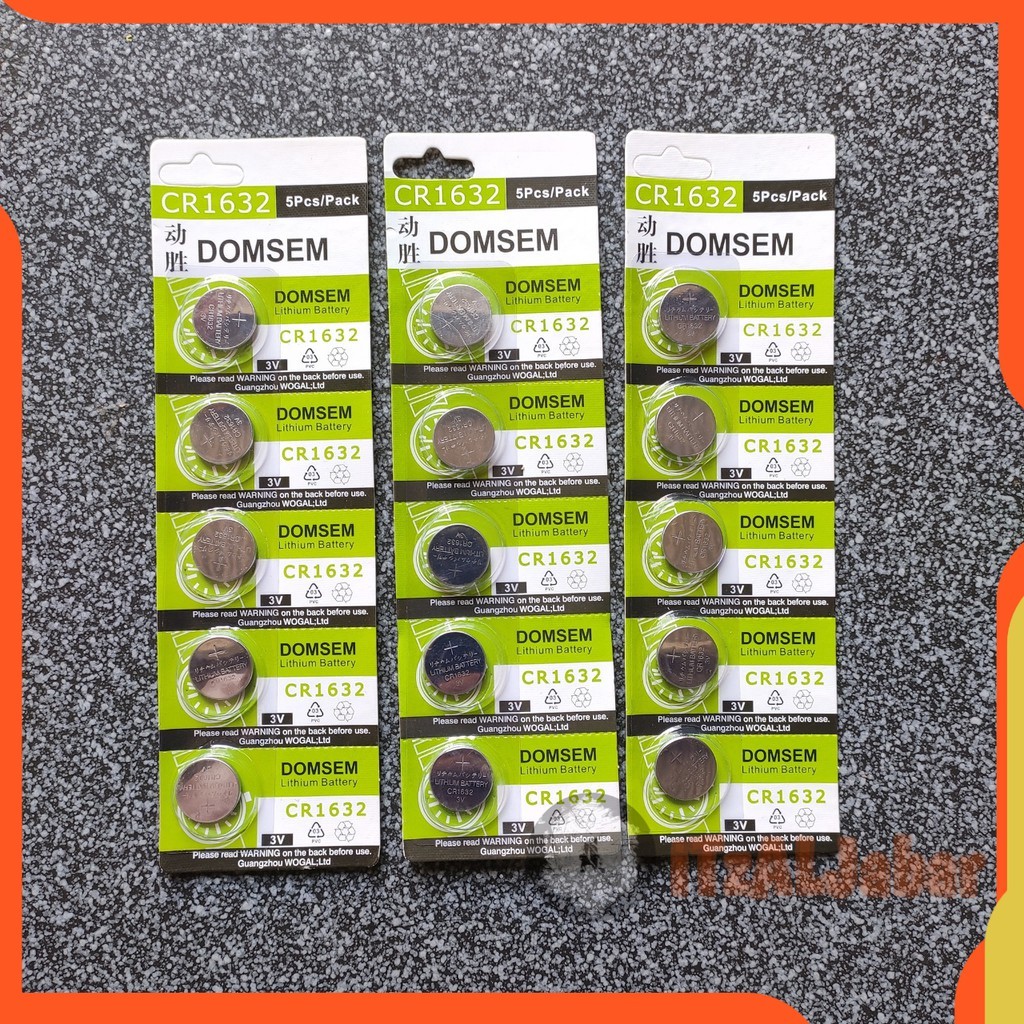 Baterai Domsem CR1632 / CR 1632 Lithium Battery 3V Batre Jam