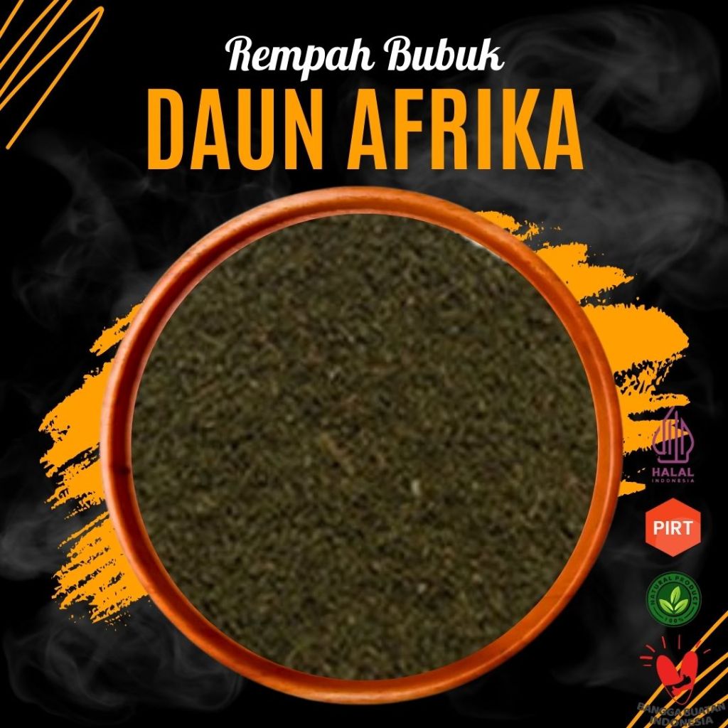 

Daun Afrika (Bubuk) Herbal Rempah Organik