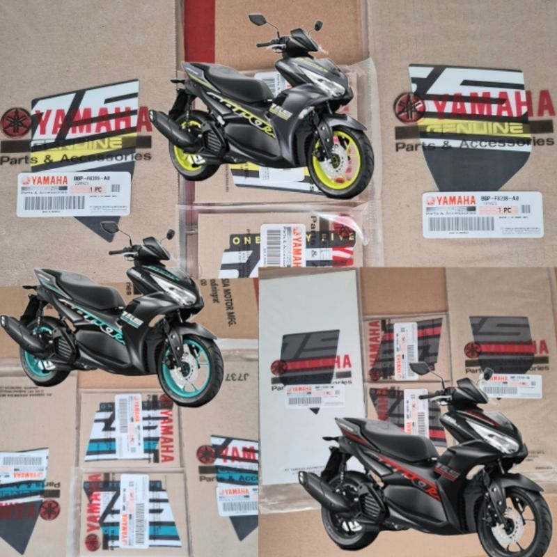 STRIPING GRAPHIC SAYAP BAWAH ALL NEW AEROX 155 connected 2022 ORIGINAL YGP