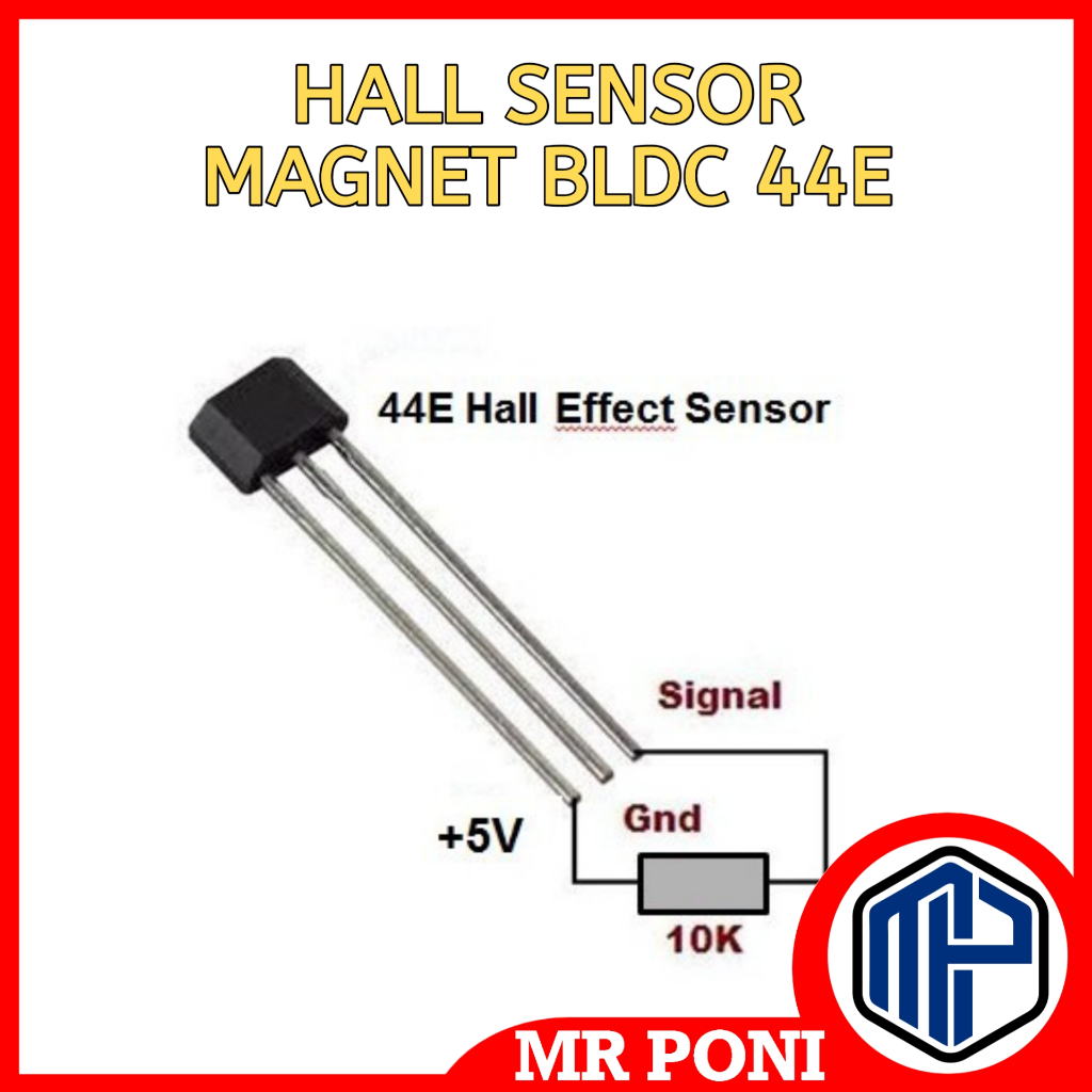 Transistor Hall Sensor 44E A44E OH44E SH44E Hall Effect Sensor Skuter Listrik / Sepeda Listrik / motor listrik