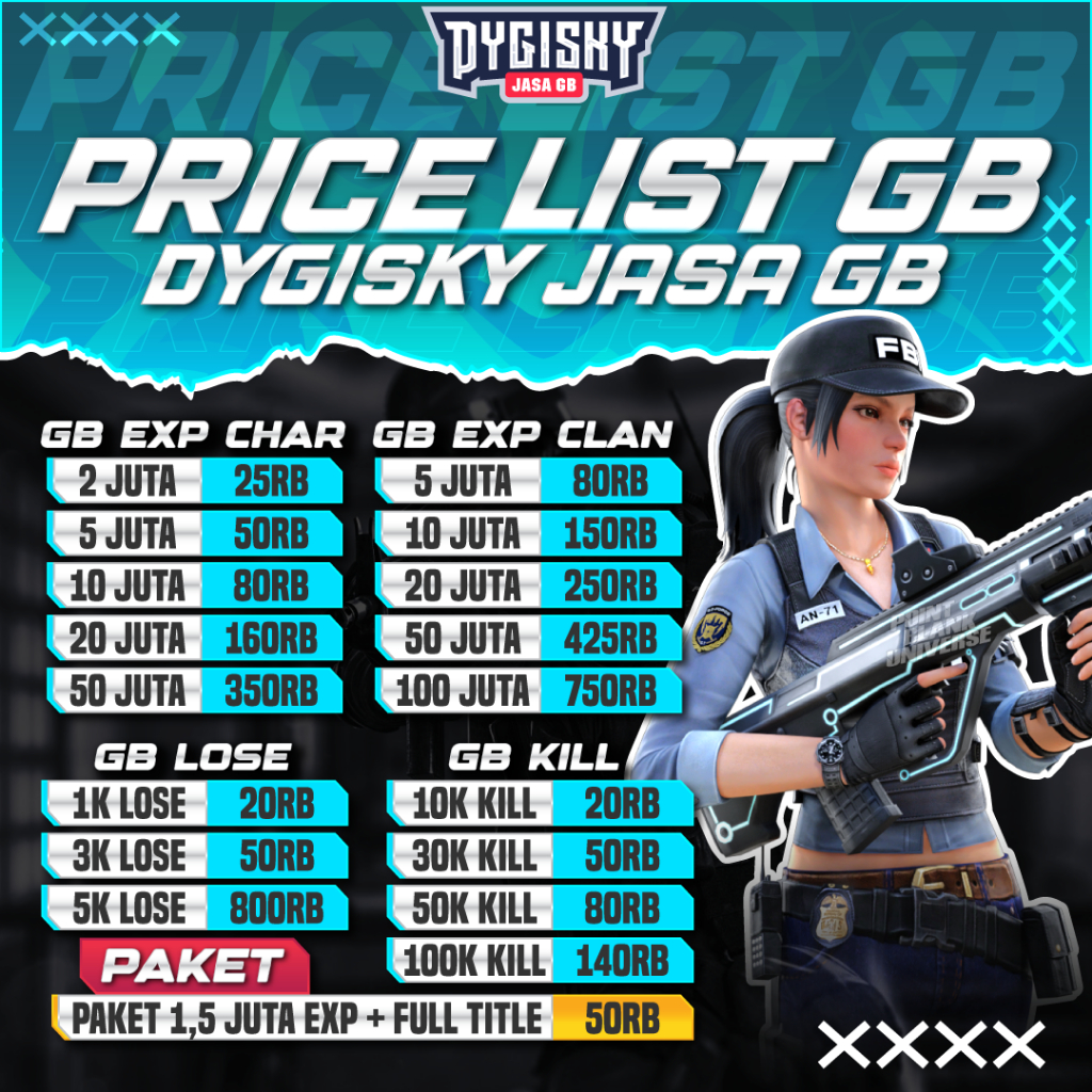 JASA GB POINTBLANK | CHAR POINTBLANK | GAME PC | POINTBLANK.