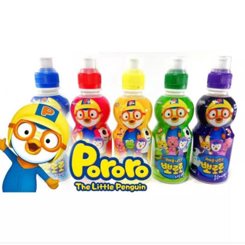 

40 minuman pororo drink 235ml strawberry milk blueberry lychee mango k7aeu