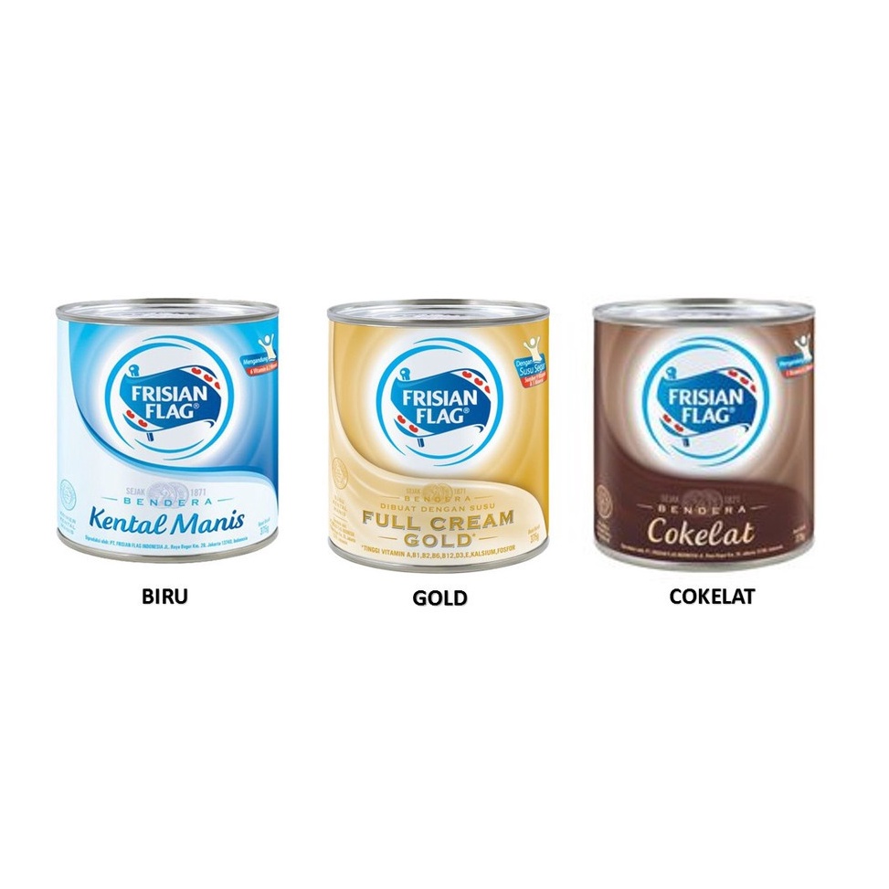 

UD360O82 ☘️ MUMTAAZZTORE ☘️ FRISIAN FLAG Kental Manis Kaleng 370gr | Susu Kaleng ➫Sale