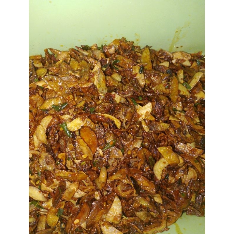 

kripik jengkol Krispy kripik ucus Krispy kripik kulit ayam dll macem 250.gram cuma15 k