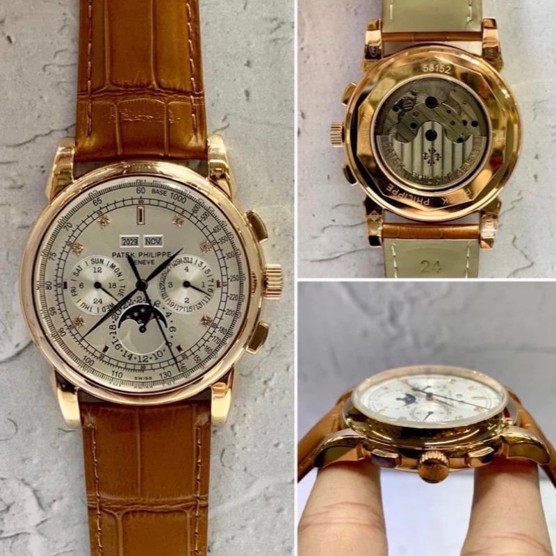 JAM PATEK PHILIPPE PRIA MEWAH JAM OTOMATIS COWOK DM 45MM