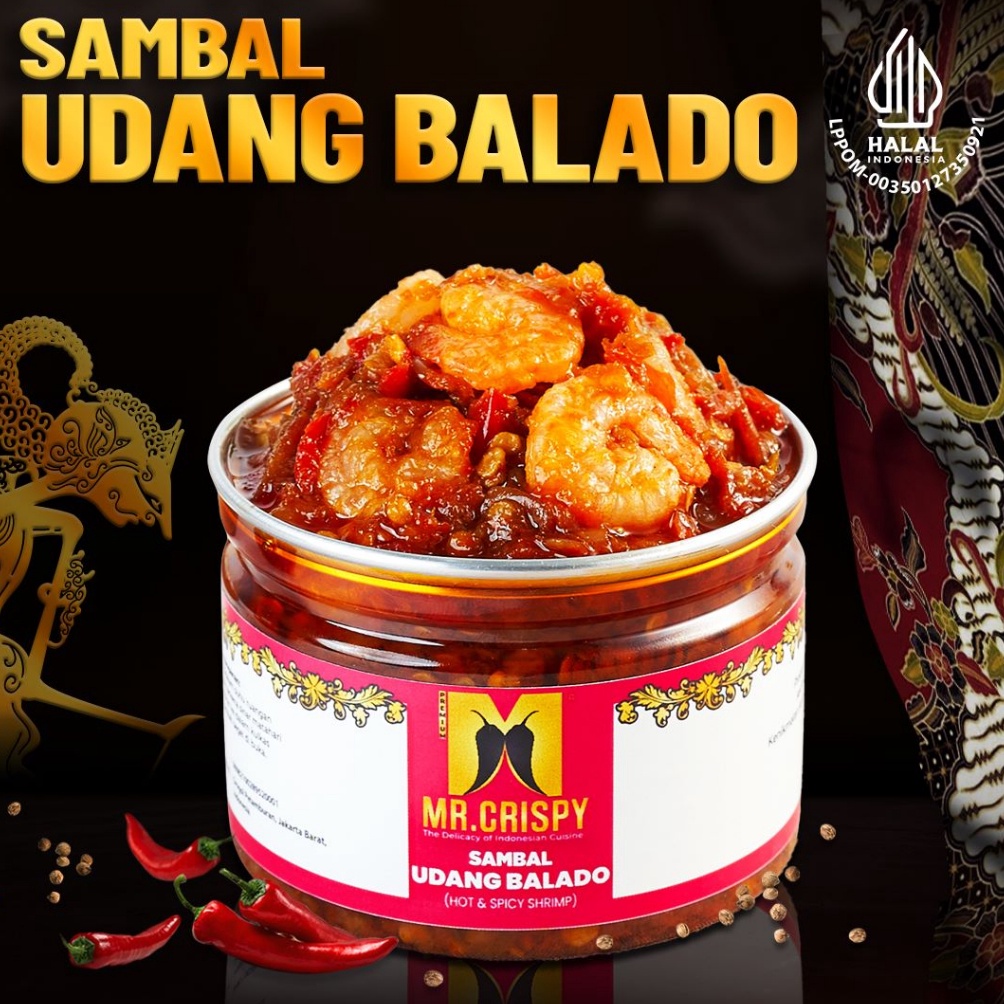 

UI54JA83 Sambal Udang Balado/ Sambel Mr.Crispy ➽Hot Sale