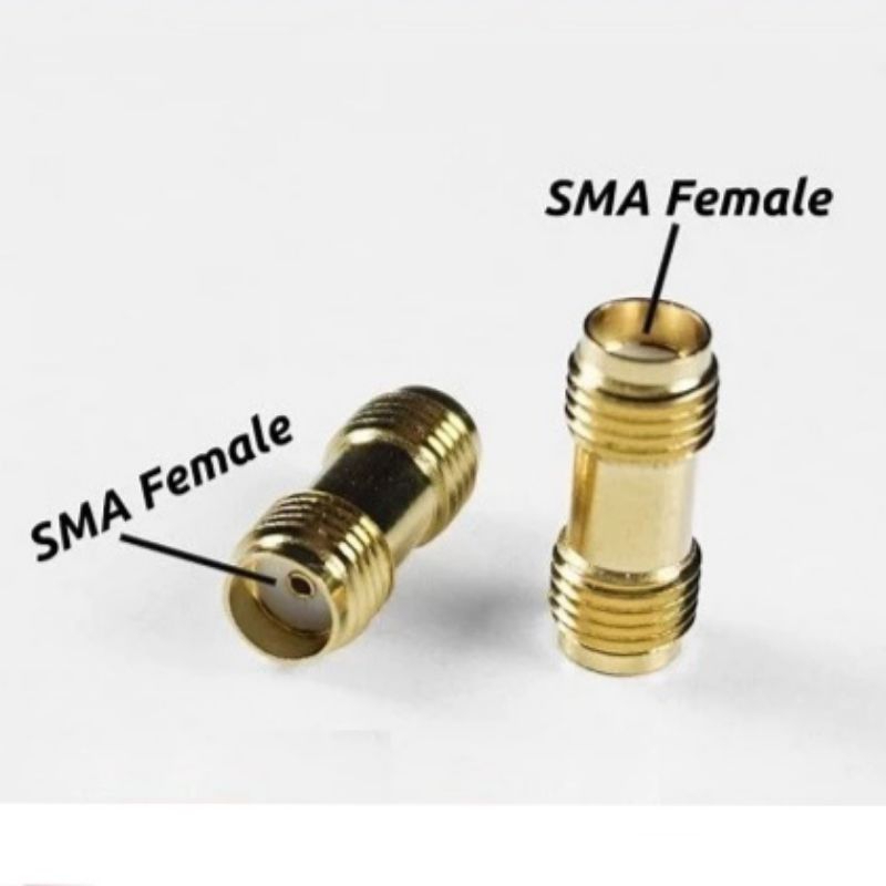 Konektor HT untuk antena Baofeng SMA-Female to SMA-Female SMA F to F Weierwei Pofung