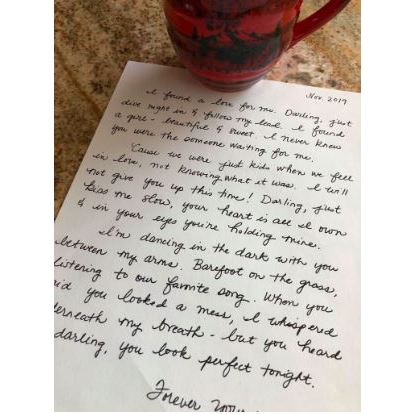 

Surat Cinta Tulis Tangan (1 lembar)