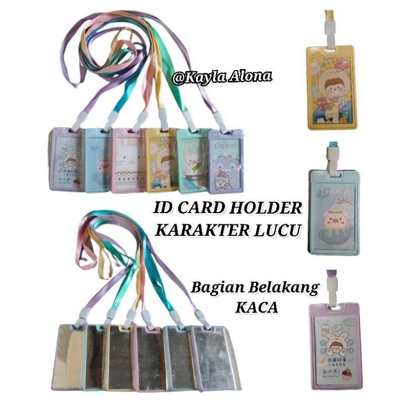 

ID CARD HOLDER KARAKTER LUCU Bagian blkg KACA