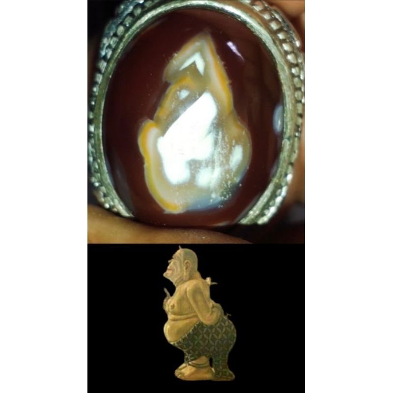 akik yaman motif semar