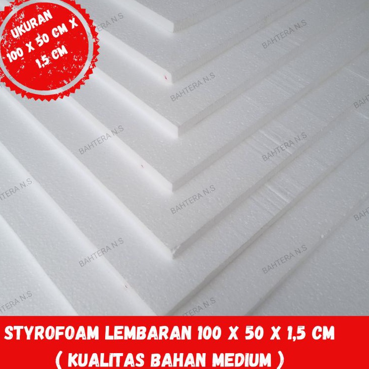 

Model Terkini styrofoam lembaran 1,5 cm medium ukuran 100 x 50 cm / papan sterofoam lembaran 1,5 cm medium ↕➨⁑✲