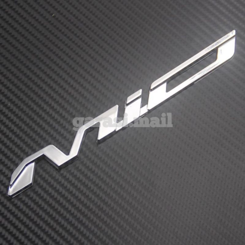 Stiker Emblem Badge Body Yamaha Mio Timbul 3D Sticker Tulisan Logo Krom Chrome Merah Emas Hitam Soul
